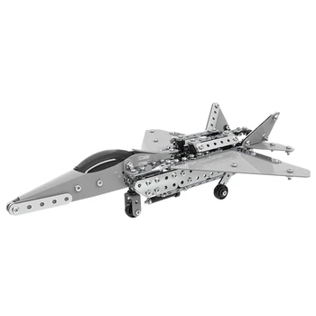 

DIY Assembled Alloy Assembled Building Block Plane 485PCS Self Assembled Beautiful Crafts Birthday Gift Toys for Children