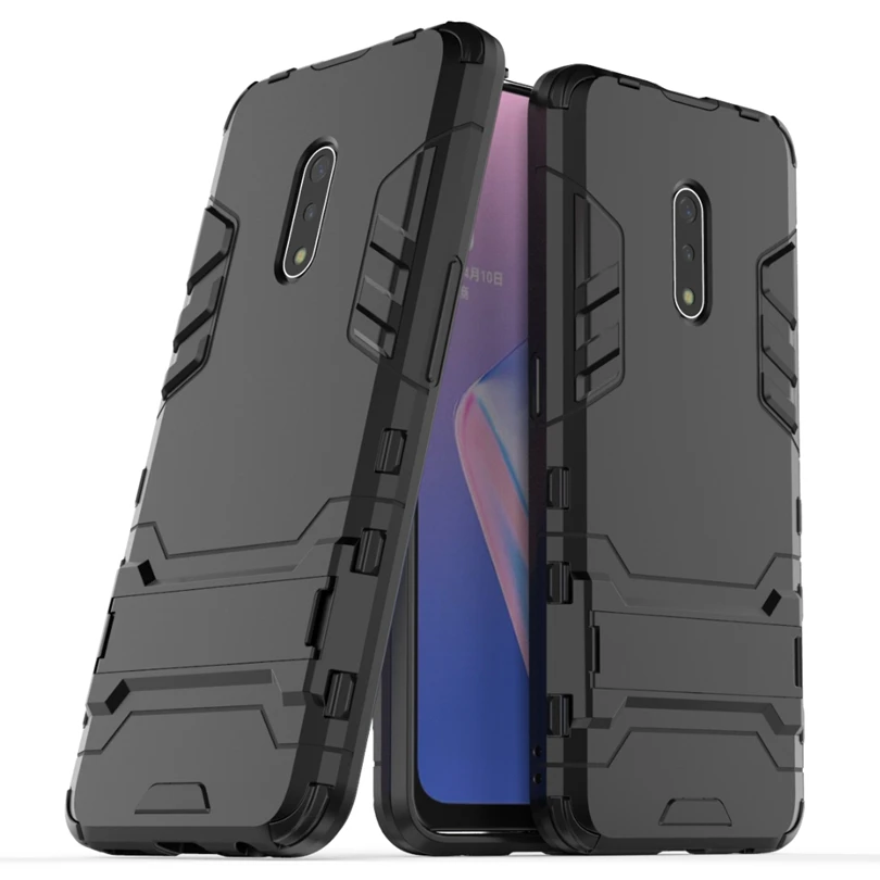 

For OPPO K3 / OPPOK3 Case Slim Hard Back Phone Cases Robot Armor Protector Hybrid Silicone Rubber Cover Cases For OPPO K3 Case