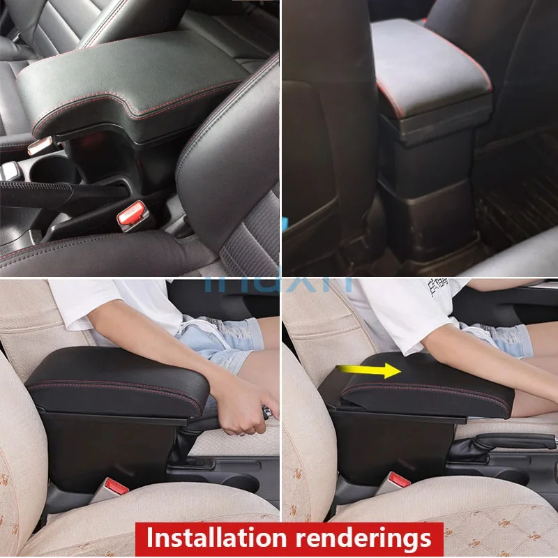 Car Armrest Box For Mazda CX-3 Mazda 2 skyactiv version Retrofit Storage Charging USB