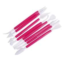 Новые 8 шт./компл. сахарные украшения торта ручка многих Форма смешанные моделирование вырубки Fondant(сахарная) печенья Скульптура инструмент для выпечки