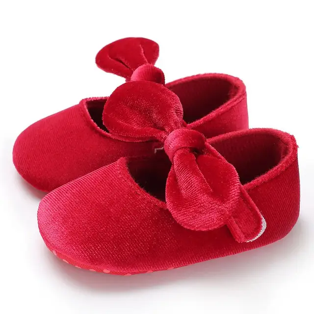 Baby Girls Cotton Shoes Retro Spring Autumn Toddlers Prewalkers Cotton Shoes Infant Soft Bottom First Walkers 0-18M D1-R