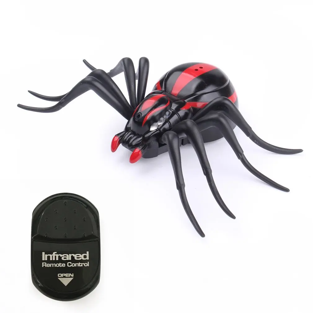 

Infrared Remote Control Realistic Fake Spider RC Prank Insect Bugs for Joke Scary Trick Toy Kid Gift Halloween Party