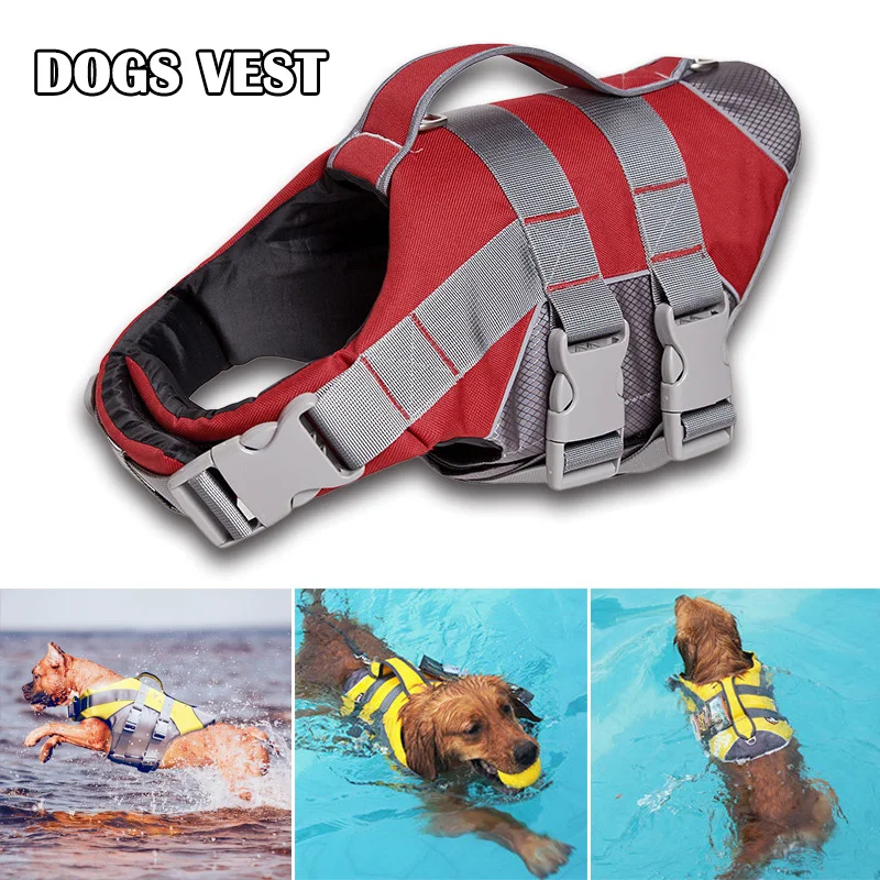 

Summer Dog Life Vest 3 Meters Reflective Pet Life Jacket Waterproof Dog Safety Clothes 899