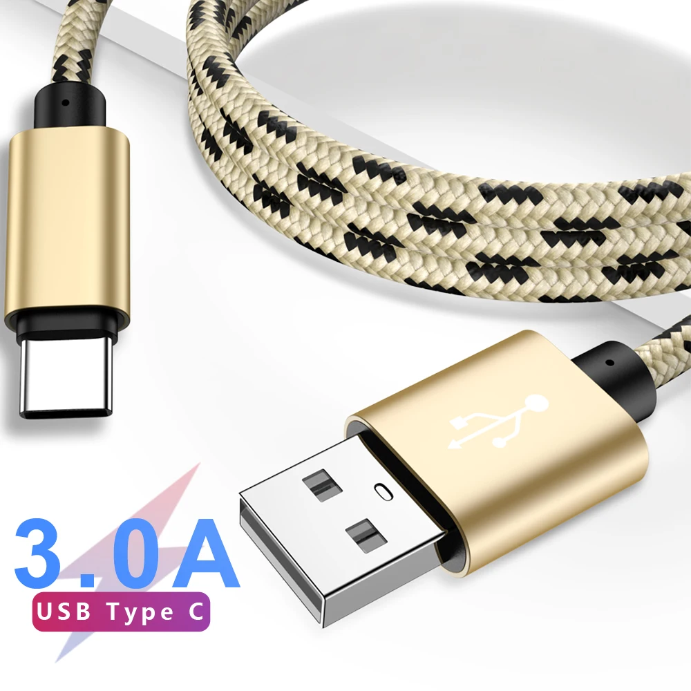 MUSTTRUE USB Type C кабель 3A Быстрая зарядка USBC телефонный для Samsung S9 Xiaomi redmi note 8 pro type-c