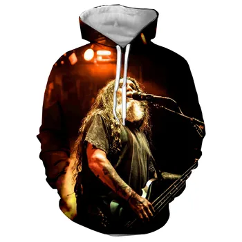 

2019 new slayer band unisex gothic wind hooded pullover 3D trend printing hooded pullover men's casual men's clothing