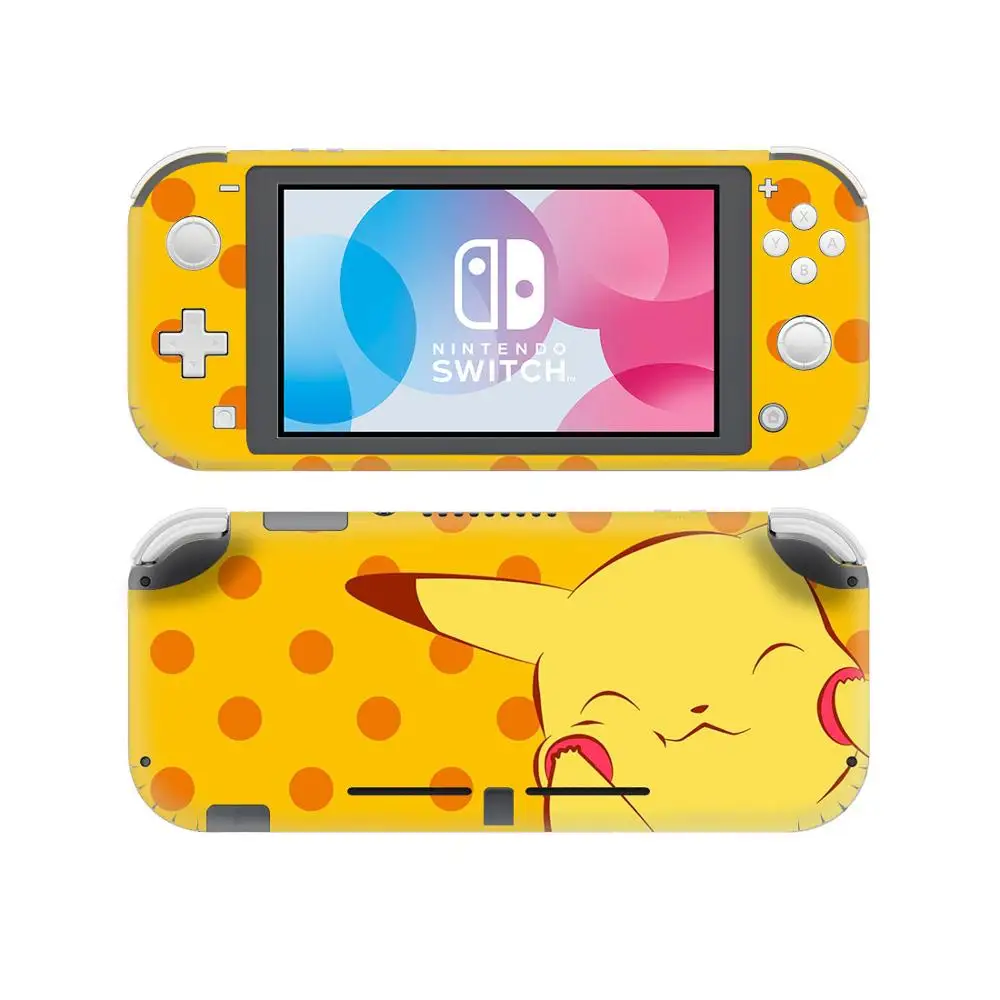 Наклейка Pokemons Skins для консольного контроллера tind Switch Lite защитный винил наклейки NS мини игровые аксессуары-Pikachus - Цвет: YSNSL0109