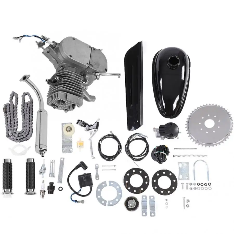 Top 50CC Bicycle Engine Kit 2-Stroke Gas Motorized Motor Bike Kit Bike Conversion Kit Engine Bike Part Newest Version 0