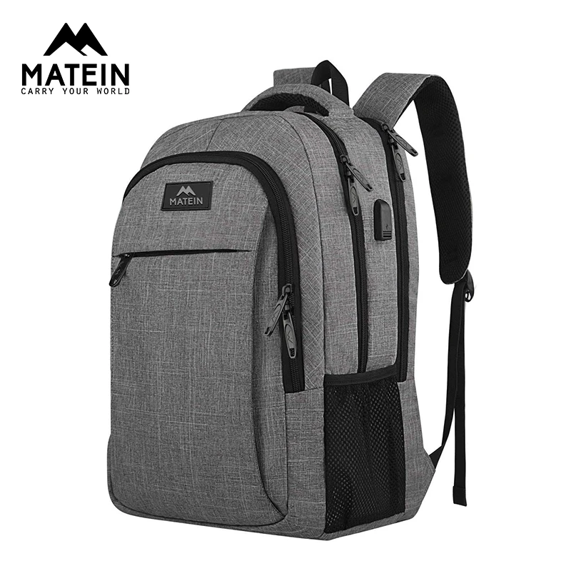 Gray backpack-1