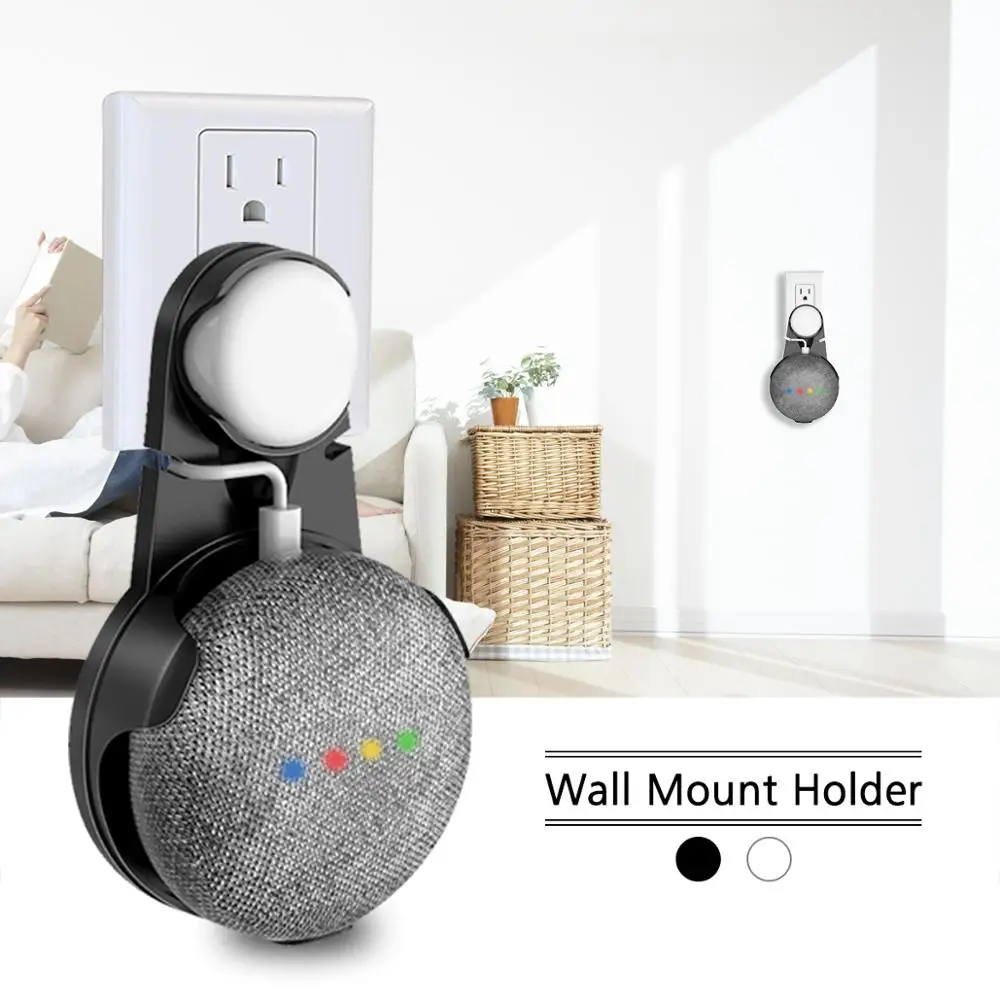 Настенный держатель для розетки Google Home голосовой помощник домашней кухни ванной