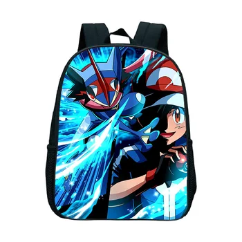 

Pokemon Greninja Backpack Boys Girls Toddler Kindergarten School Bags Pikachu Eevee Book Bag Kids Gift Mini Book Mochilas