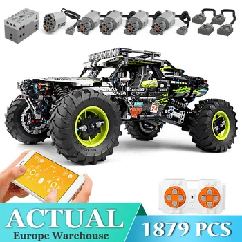 

Mould King RC All-Terrain Vehicle High-Simulation Buggy Model 2.4G Wireless Remote Control Truck Building Blocks Bricks Toys