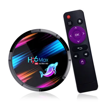 

New TV Box H96 max TV Box Netflix Youtube HD 8K LEMADO TV Box for Android 9.0 Google Voice Assistant H96 Max X3 Smart Tv Box
