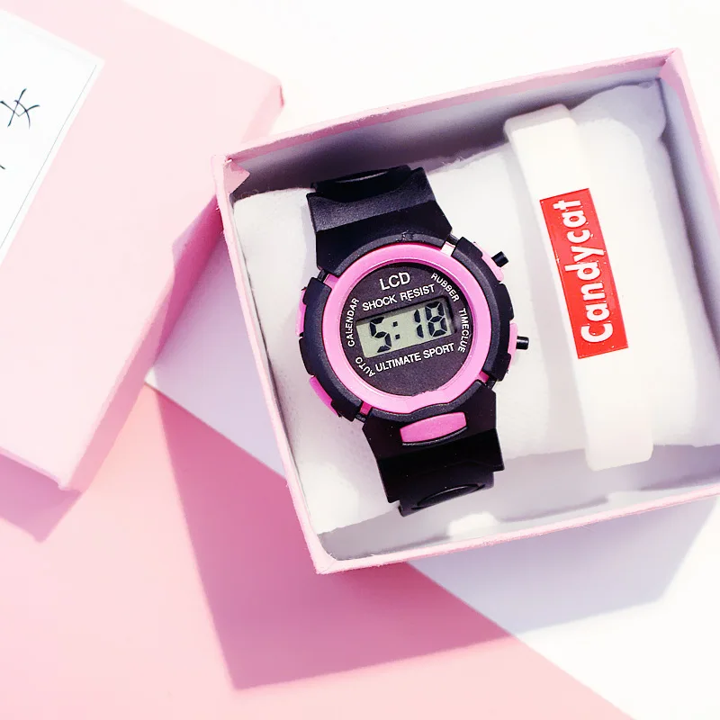 

New Children's Watches Kids LED Digital Sport Watch For Boys Girls Men Women Electronic Silicone Bracelet Wrist Watch Reloj Nino