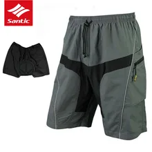 Santic мужские велосипедные шорты брюки MTB спортивные шорты велосипедные шорты для езды на горном велосипеде для мужчин Cyclist открытый анти-пот