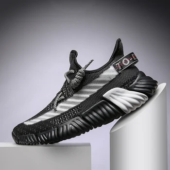 

Men casual sports shoes fashion trend high-quality men shoes comfortable lightweight non-slip shock running shoes new breathable