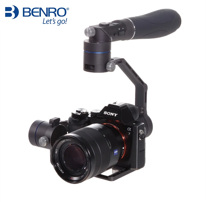 Профессиональный ручной 3-осевой стабилизатор Benro R1 для камеры и мобильный