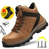 Male Winter Shoes Work Safety Boots Fashion Safety Shoes Men Puncture-Proof Boots Men Steel Toe Shoes Work Boots Indestructible ► Photo 2/6