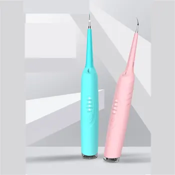 

Color pink and blue Electric Tooth Cleaner Dental Plague Remover Scraper Teeth Stain Polishing USB Charging Plaque Remover