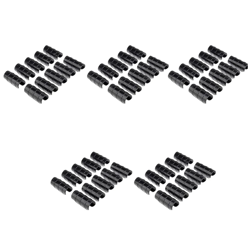 

50-Piece Greenhouse Frame Pipe Clamp Film Net Shade Sail Clip 32mm Garden Tools