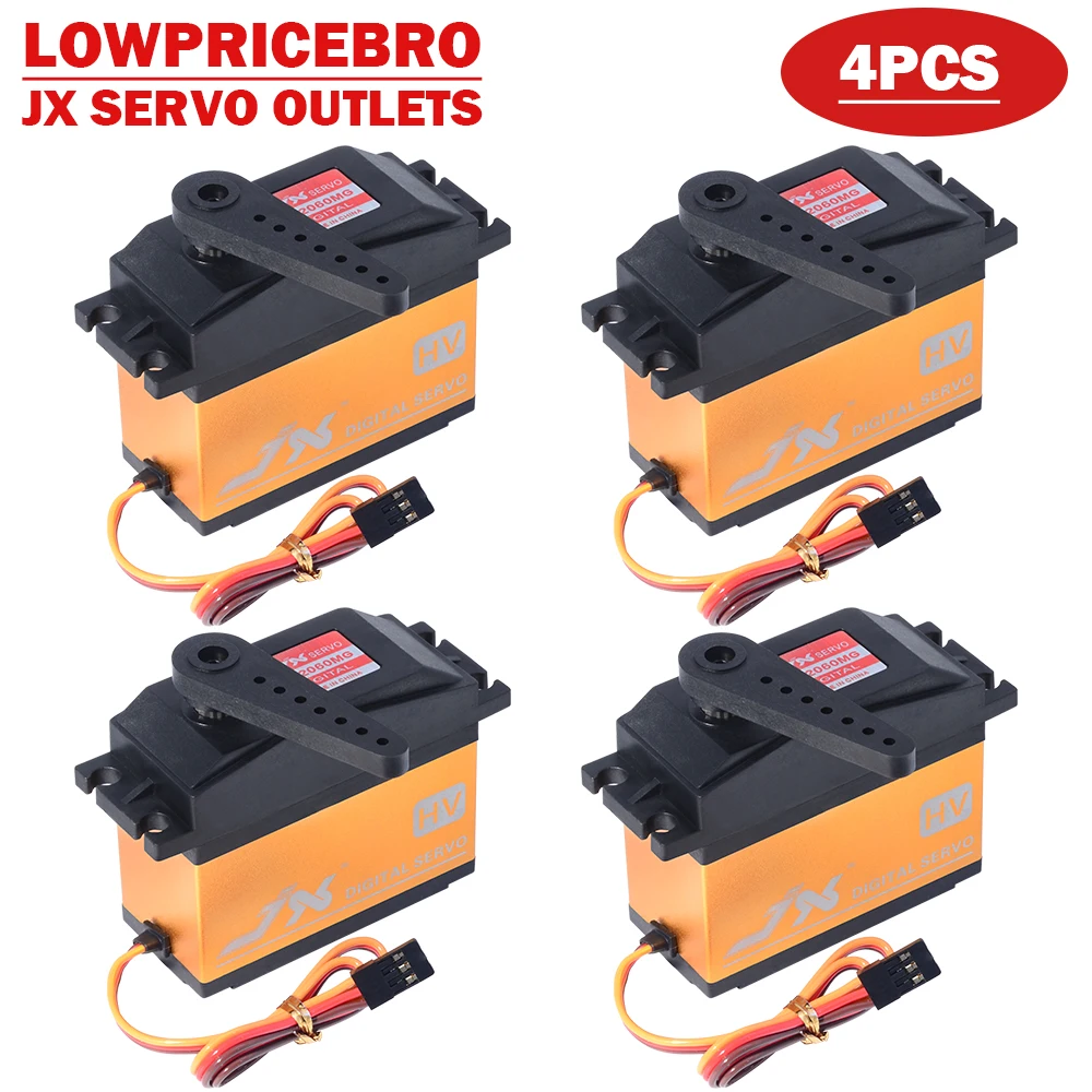 #^Special Price 4pcs JX PDI-HV2060MG 60KG High Torque Control Angle 120 Digital Servo For RC Model Helicopter Parts 1/5 Rc Car Helicopter #^Special Price 4pcs JX PDI-HV2060MG 60KG High Torque Control Angle 120 Digital Servo For RC Model Helicopter Parts 1/5 Rc Car Helicopter