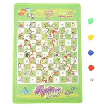 S/L Размер змея лестница полет шахматы игрушка набор портативный родитель-ребенок Интерактивная смешная настольная игра семейные вечерние игры для детей и взрослых