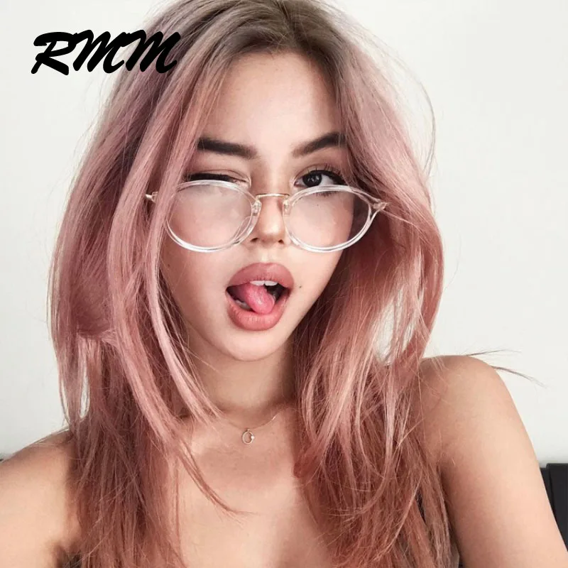 

Blue light glasses frame computer glasses spectacles round transparent female women's eyeglasses frame Optical frames clear