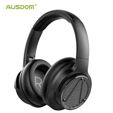AUSDOM BASS ONE Wireless Headphones Active Noise Cancelling Headphones with Super Deep Bass Bluetooth 5 0 Headphones Headset