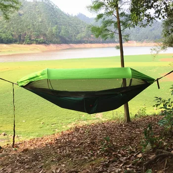 

Outdoor Camping Parachute Cloth Anti- Mosquito Shade with Mosquito Net Hammock Outdoor Swing Off The Ground Aerial Tent Double