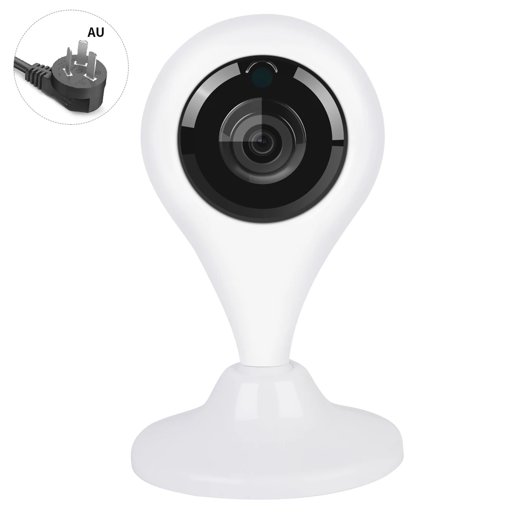 AU plug 1080P Мини IP камера беспроводная WiFi камера безопасности обнаружения температуры и влажности видеонаблюдения камеры видеонаблюдения детский монитор - Цвет: AU plug