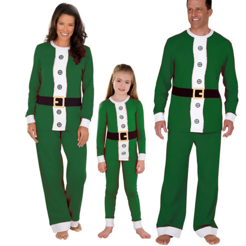 

Christmas Family Pajamas Set Men Women Kids Santa Cosplay Nightwear Clothes Family Matching Outfits Sleepwear