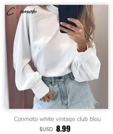 Conmoto, белая сексуальная пляжная летняя блузка в горошек, Женская Повседневная прозрачная блузка, рубашки, женские блузки