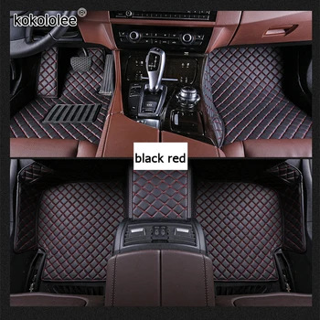 

kokololee Custom Car floor Mat for SsangYong Korando Actyon Rexton Chairman Kyron Wearproof Carpets car foot mats