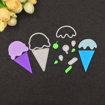 

Metal Cutting Dies Ice Cream Pattern Template Scrapbooking DIY Embossing Craft Knife Mould Decoratieve Blade Punch Stencil