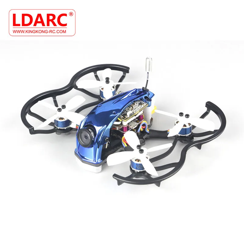 KINGKONG/LDARC 90GTI-HD/90GTI-FPV 98 мм 3S 2 дюйма Whoop FPV Racing RC Drone BNF/PNP w/20A Blheli_S бесщеточный ESC 200mW VTX