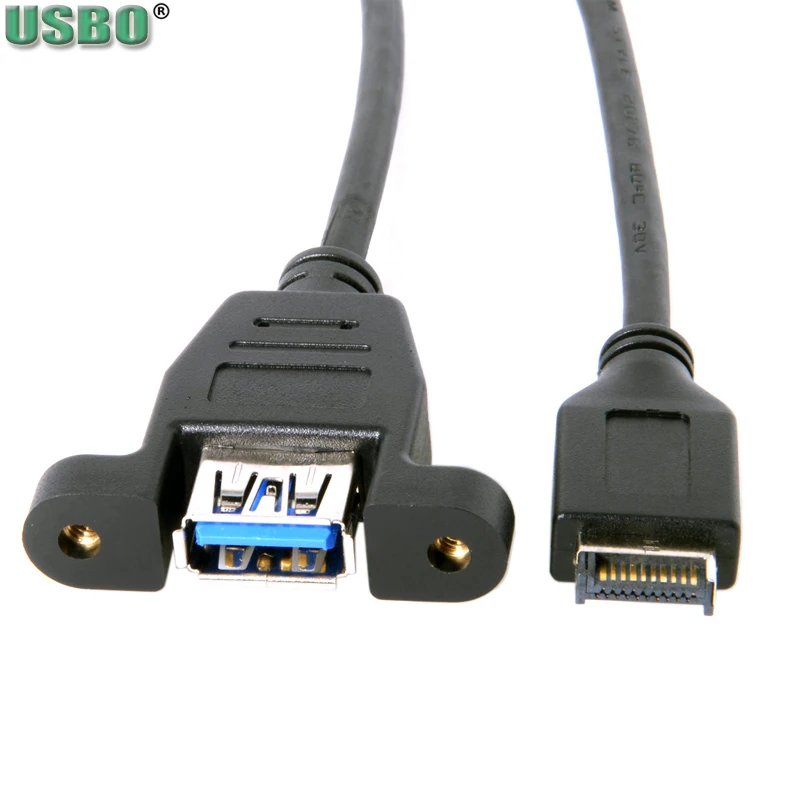 50 см компьютерная материнская плата USB 3,1 mini 20pin подключение к USB 3,0 A 10 Гбит/с USB удлинитель Мощность смарт настенный переключатель с серьга в ухо отверстие