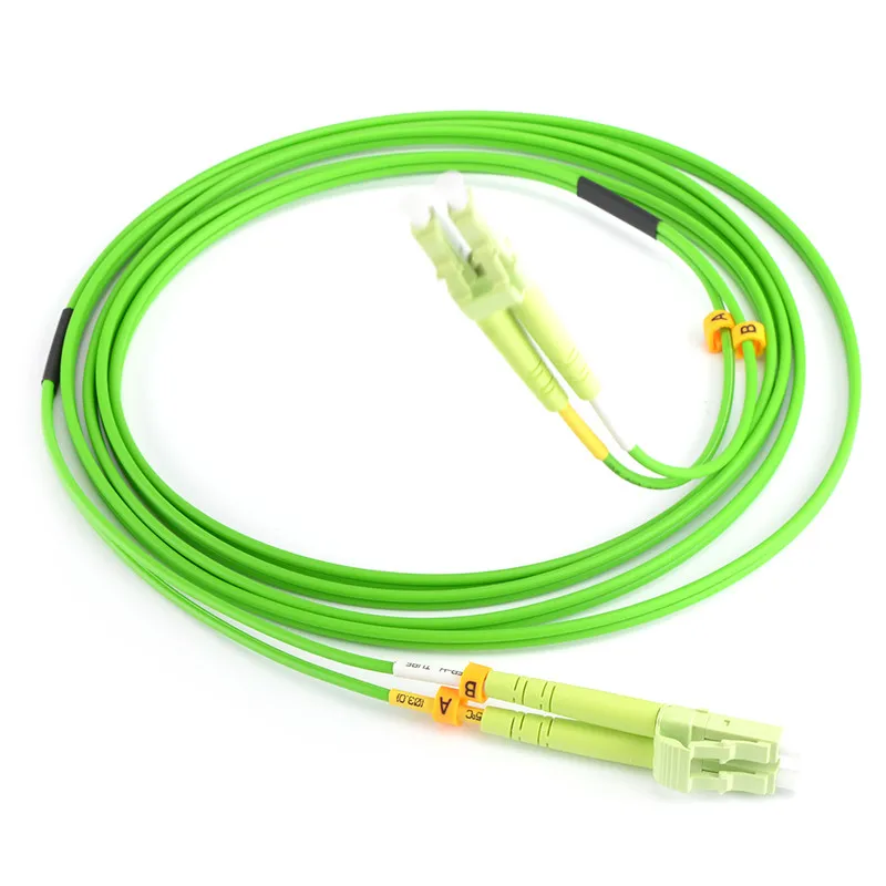 

10pcs LC-LC DX OM5 Lime Green Fiber Patch Cord Length or Connector Can Be Customized