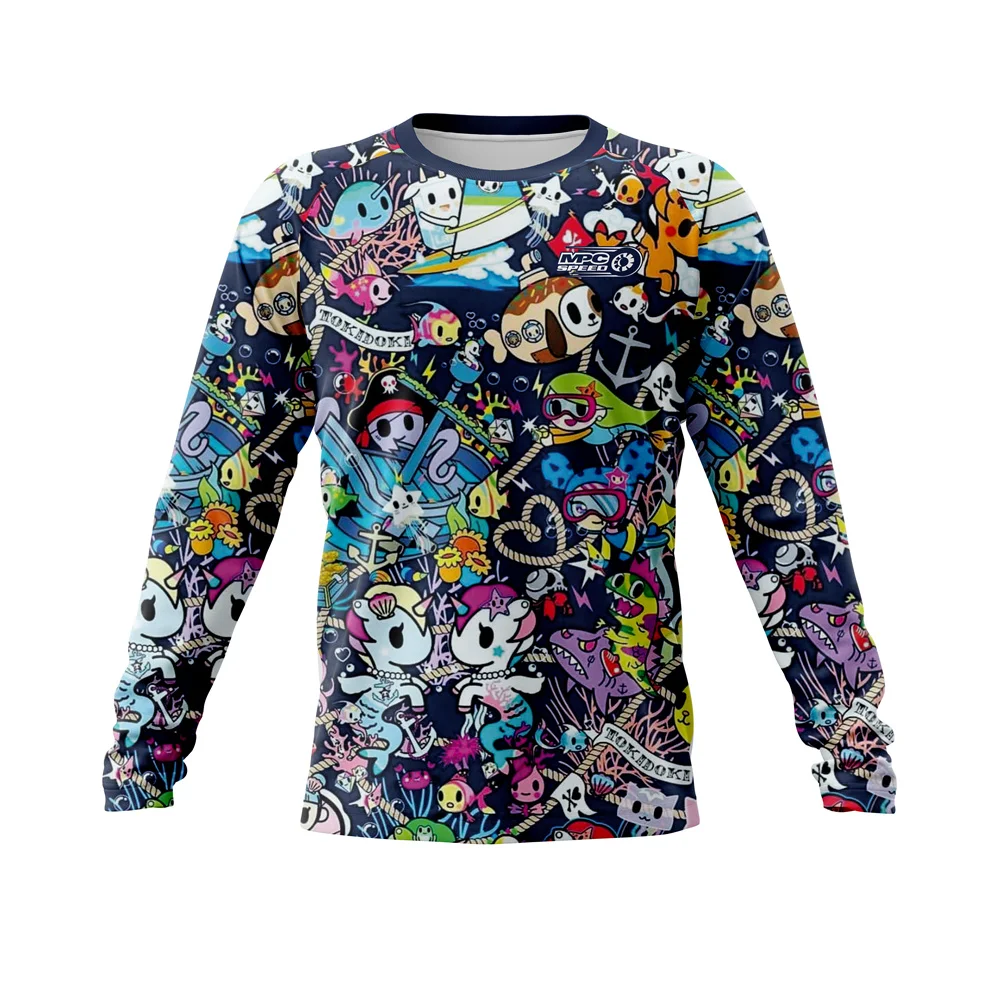 thumbnail image 1 of Maillot de manga larga para hombre, camiseta negra Mpc Speed Motocross, ciclismo todoterreno, Dirt Bike, ATV, MTB, DH Racing, 1 of 4