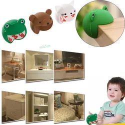 Protection des enfants, 2 pièces, animaux de dessin animé, produits de sécurité pour bébé, bord en verre, Protection des coins de meubles 