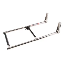 Folding 2 Steps Swimming Platform Boat Boarding Ladder Marine Telescope Ladder