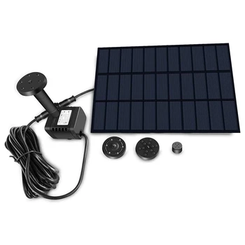 

Solar Fountain with Panel Water Pump for Bird Bath Solar Panel Kit Outdoor Fountain for Outdoor Small Pond