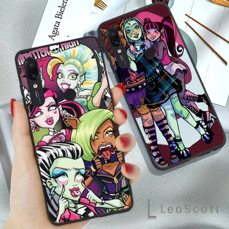 

Monsters High school Girl Greatest Phone Case For Xiaomi Redmi 7 9t a3Pro 9se k20 mi8 max3 lite 9 note 8 9s 10 pro