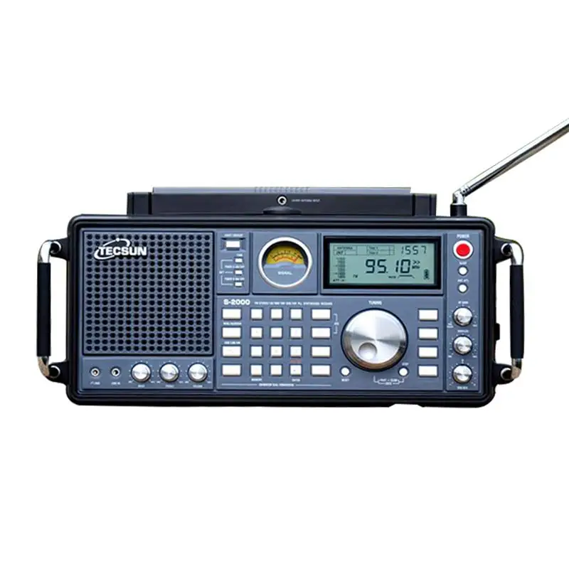 Продажа TECSUN S 2000 HAM Портативный радио боковая полоса (SSB) Двойное преобразование частоты PLL FM MW SW LW воздуха группа секс 87 108 МГц 76 108 МГц Интернет радио
