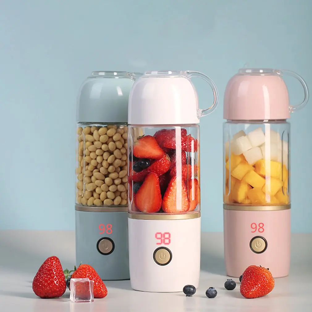 USB Rechargeable Blender Mixer Portable Mini Juicer Juice Machine Smoothie Maker Household Small Juice Extractor 5