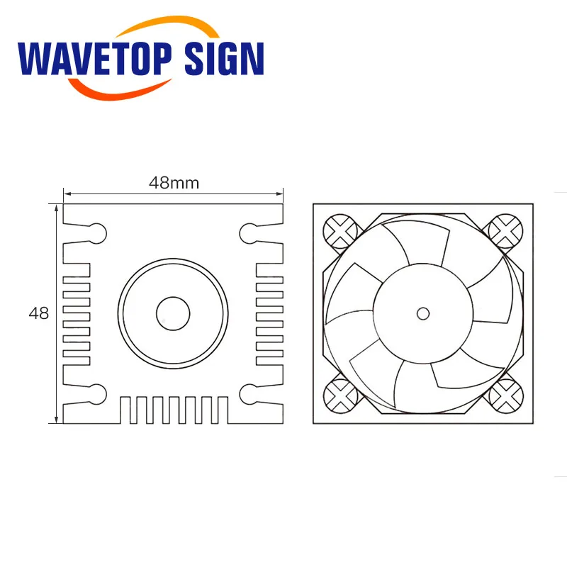 WaveTopSign 450nm 12V Высокая мощность синий фиолетовый лазерный модуль 10 Вт для лазерной гравировки аксессуары