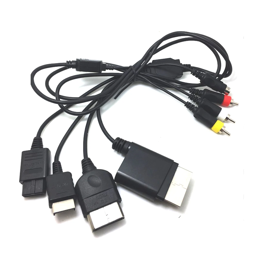 Multi Function S Video Audio Video Av Cable For S F C N 64 N G C For P S 1 P S 2 Ps 3 Xbox Game Console Cables Aliexpress