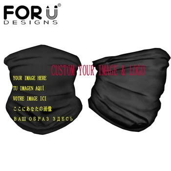 

FORUDESIGNS New Head Scarf Custom Image&LOGO Magic hijab Tubu Face Bandana Women Men Windproof Neck Scarves Multi Headband