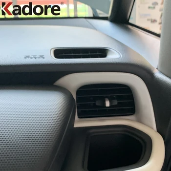 

For Honda JAZZ 2020 2021 ABS Carbon Fiber Front Air Vent Outlet Cover Trim Decoration Molding Car Styling Interior Accessories