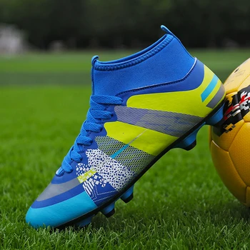 

High-top nail football shoes, breathable protective soccer shoes, fashion soccer shoes