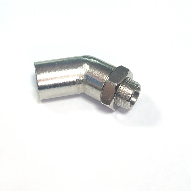 Hot Sales Short Connector 135 Degree Oxygen Sensor Interface Exhaust Pipe Extension Adapter Fitting 2