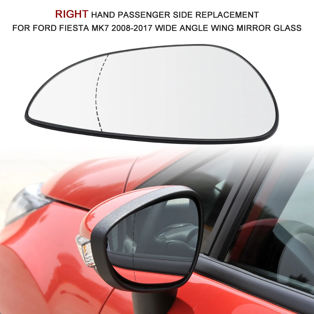 Left/Right Drivers Side Car Accessories for Ford Fiesta Mk7 2008-2017 Wide Angle Wing Mirror Glass | Автомобили и мотоциклы